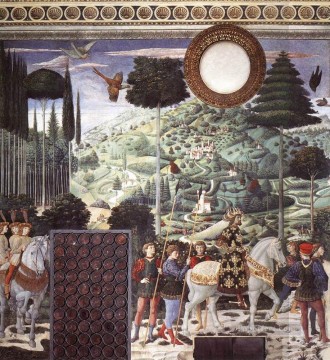 中王の行列南壁 ベノッツォ・ゴッツォーリ Oil Paintings